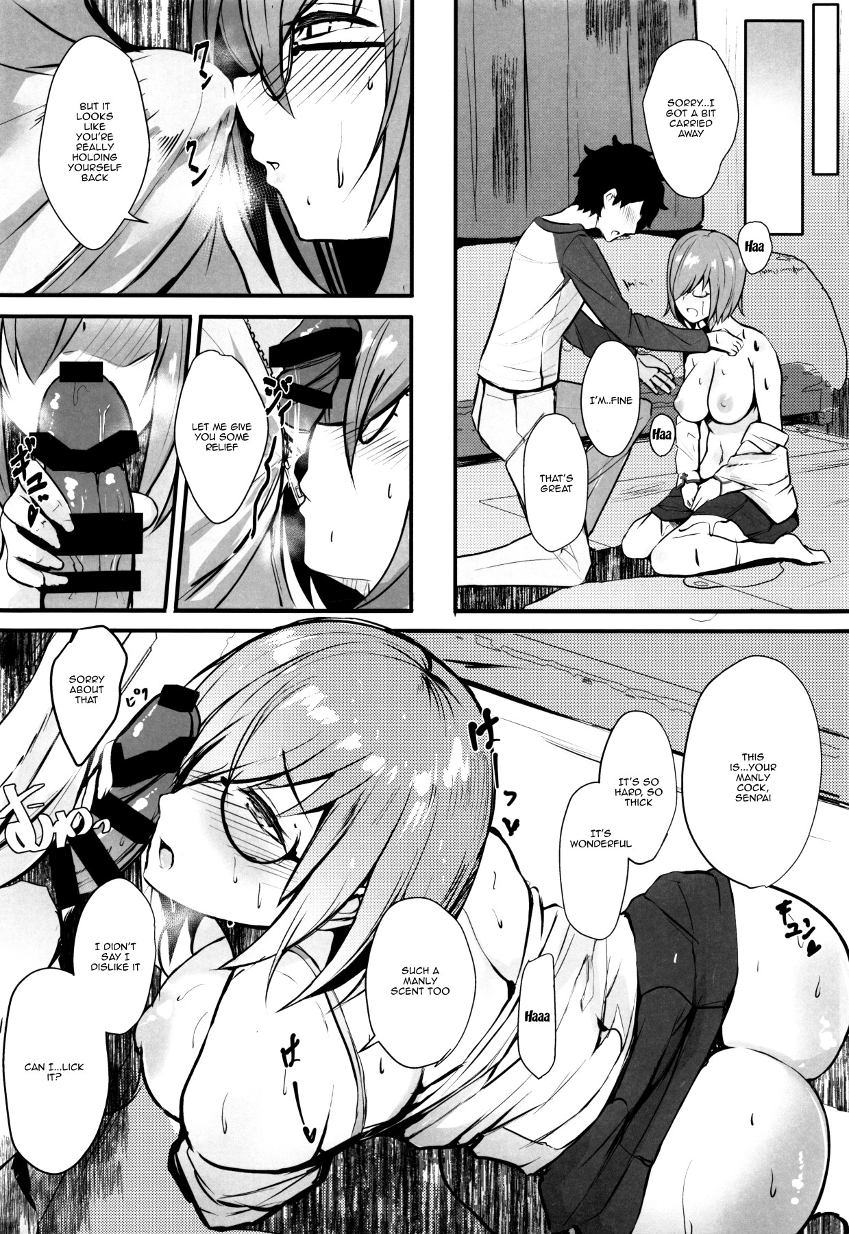 Hentai Manga Comic-Having a Lewd Highschool Life With Mash-Read-9